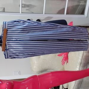 Banana Republic stripped crop pants.